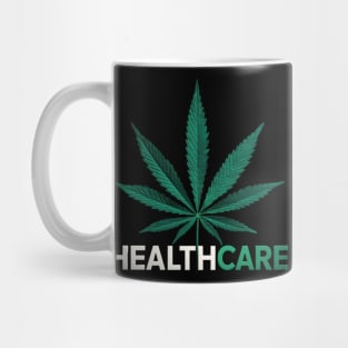 Healthcare Leaf | Cannabis T Shirt Design Mug